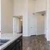 Kitchen sink with granite countertop